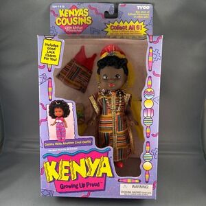 Vtg Tyco Kenya Little African‎ Princess Doll Growing Up Proud Collectible 1994
